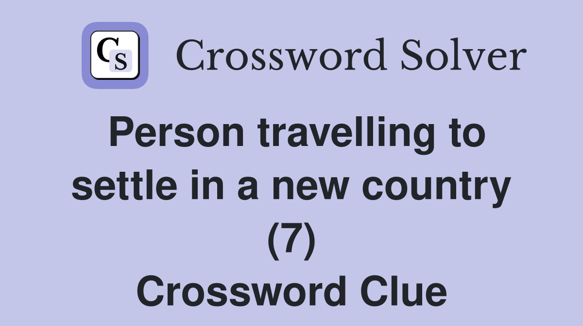 always travelling crossword clue